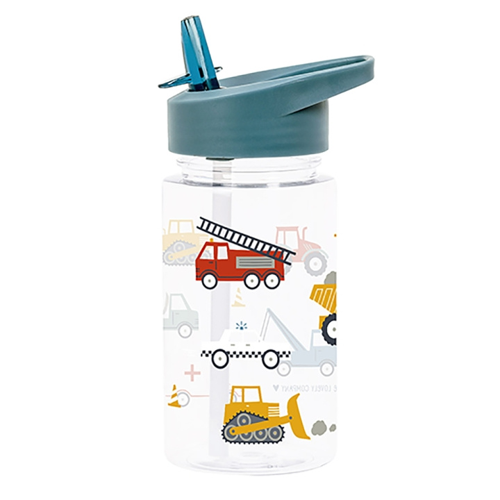 A little lovely company Drinkfles - Voertuigen - 450 ml in de groep SPEELGOED, KINDER- & BABYPRODUCTEN / Eten & Drinken / Babyflessen & Accessoires bij TP E-commerce Nordic AB (D28672)