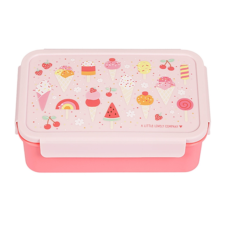 A little lovely company Bento Lunchbox - Roomijs - 22 x 7,5 x 14,5 cm in de groep SPEELGOED, KINDER- & BABYPRODUCTEN / Eten & Drinken / Kinderservies bij TP E-commerce Nordic AB (D28680)