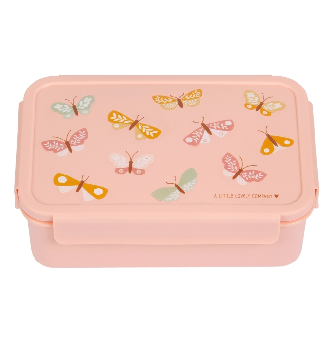 A little lovely company Bento Lunchbox - Boterﬂies (BBBUPI67) in de groep SPEELGOED, KINDER- & BABYPRODUCTEN / Eten & Drinken / Kinderservies bij TP E-commerce Nordic AB (D28681)