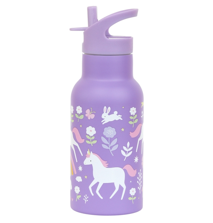 A little lovely company Roestvrijstalen drinkfles - Eenhoorn dromen (DBSSUD77) in de groep SPEELGOED, KINDER- & BABYPRODUCTEN / Eten & Drinken / Babyflessen & Accessoires bij TP E-commerce Nordic AB (D28685)