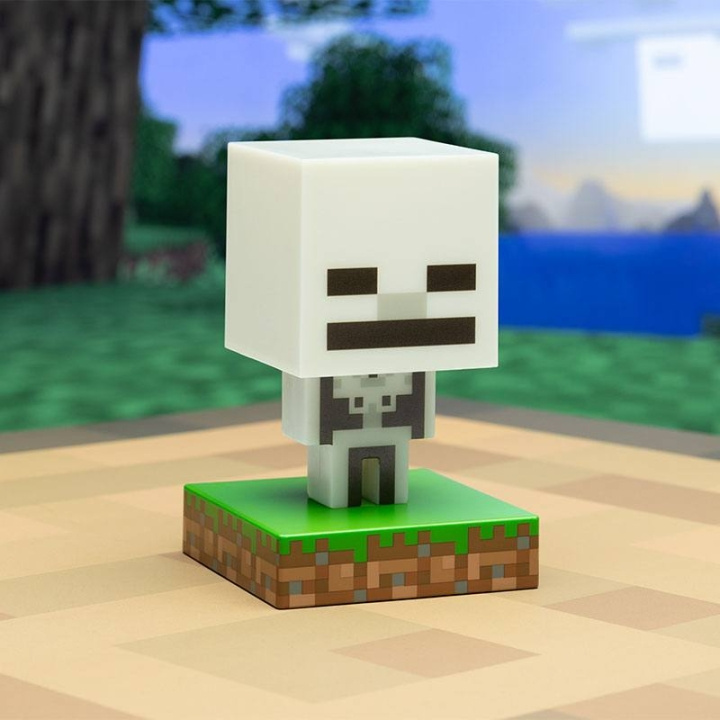 Paladone Minecraft Pictogram Licht Minecraft Skelet in de groep SPEELGOED, KINDER- & BABYPRODUCTEN / Kinderkamer / Babylampen / Tafellampen bij TP E-commerce Nordic AB (D28693)