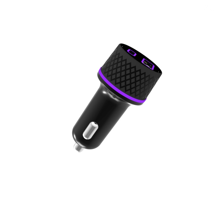 Oniverse Kabel Autolader Adapter 60W, 1,5 M - Zwart in de groep SMARTPHONE & TABLETS / Opladers & Kabels / Autoladers bij TP E-commerce Nordic AB (D28696)