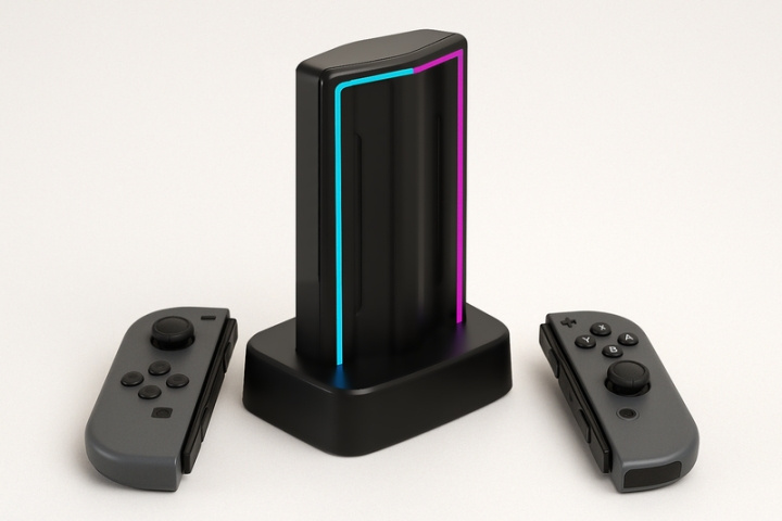 Deep Explorer 4-in-1 oplaadstation in de groep HOME ELECTRONICS / Spelconsoles en accessoires / Nintendo Switch 2 / Accessoires bij TP E-commerce Nordic AB (D28728)