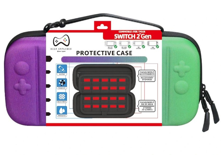 Deep Explorer Beschermhoes Groen in de groep HOME ELECTRONICS / Spelconsoles en accessoires / Nintendo Switch 2 bij TP E-commerce Nordic AB (D28732)