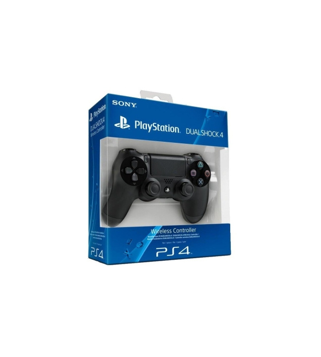 Sony Dualshock 4-controller - Zwart in de groep HOME ELECTRONICS / Spelconsoles en accessoires / Sony PlayStation 4 bij TP E-commerce Nordic AB (D28736)
