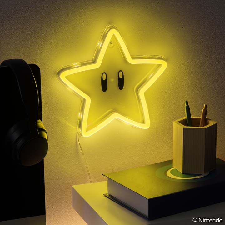 Paladone Super Star LED Neon Licht voor Wandmontage in de groep HUISHOUDEN & TUIN / Smart home / Slimme verlichting bij TP E-commerce Nordic AB (D28759)