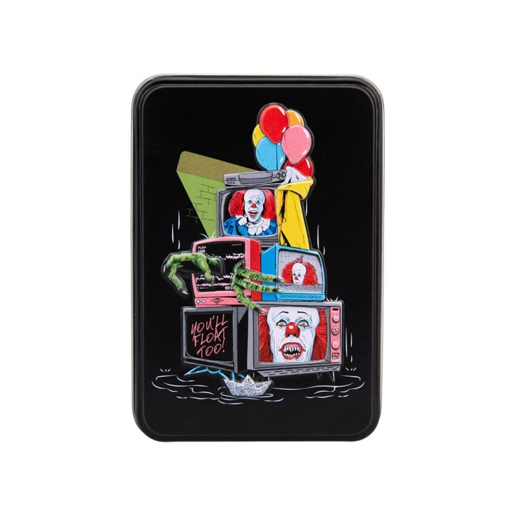 Paladone Pennywise speelkaarten in een blikje in de groep SPORT, VRIJE TIJD & HOBBY / Leuke dingen / Leuke dingen bij TP E-commerce Nordic AB (D28764)