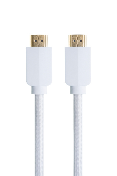 NACON HDMI Kabel 2.1 Gevlochten, 8K - 3m, Wit in de groep HOME ELECTRONICS / Kabels & Adapters / HDMI / Kabels bij TP E-commerce Nordic AB (D28777)