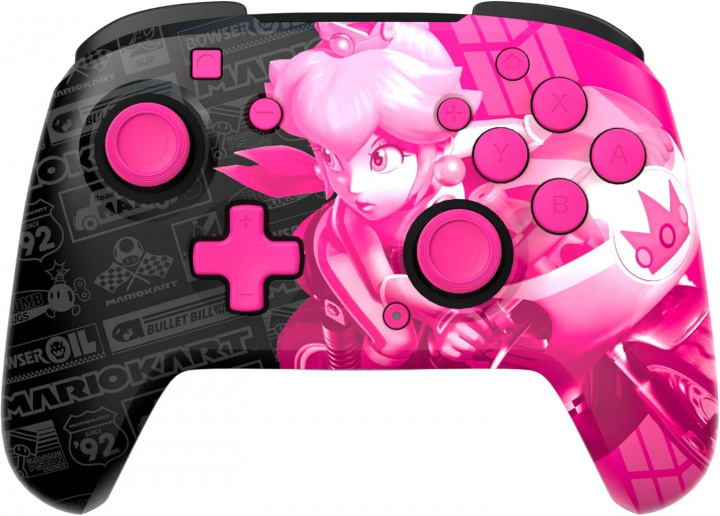 PDP Gaming Rematch Draadloze Controller Grand Prix Perzik Gelicentieerd voor Switch in de groep HOME ELECTRONICS / Spelconsoles en accessoires / Nintendo Switch bij TP E-commerce Nordic AB (D28803)