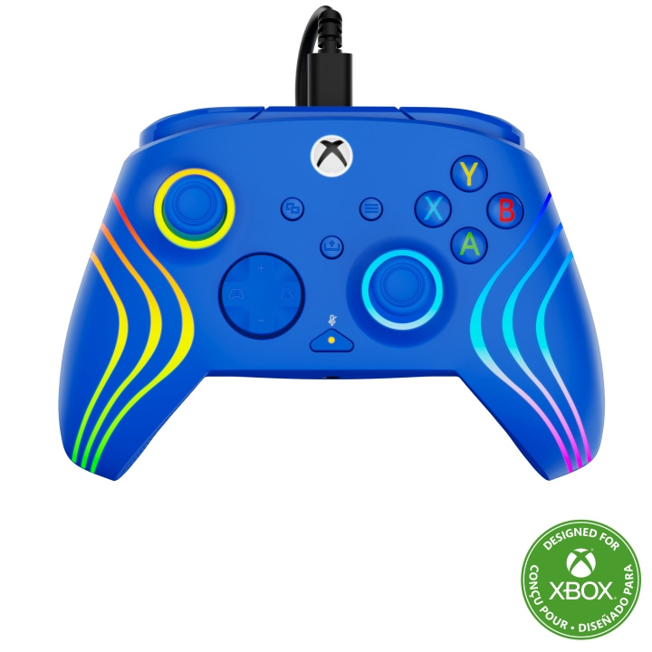 Turtle Beach Afterglow Wave Bedrade Controller - Blauw in de groep HOME ELECTRONICS / Spelconsoles en accessoires / Xbox Series X bij TP E-commerce Nordic AB (D28806)