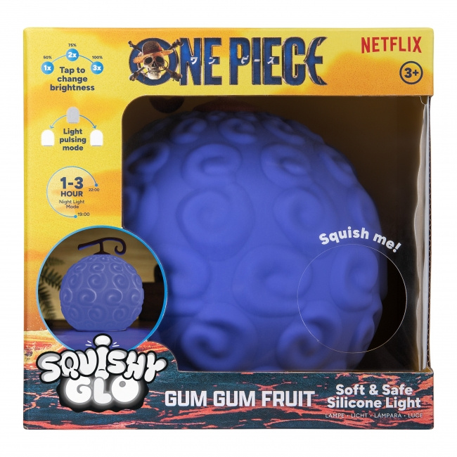 Paladone ÉÉN DEEL - GumGum Fruit SquishyGlo Silicone Licht Oplaadbaar in de groep SPEELGOED, KINDER- & BABYPRODUCTEN / Kinderkamer / Babylampen / Tafellampen bij TP E-commerce Nordic AB (D28820)