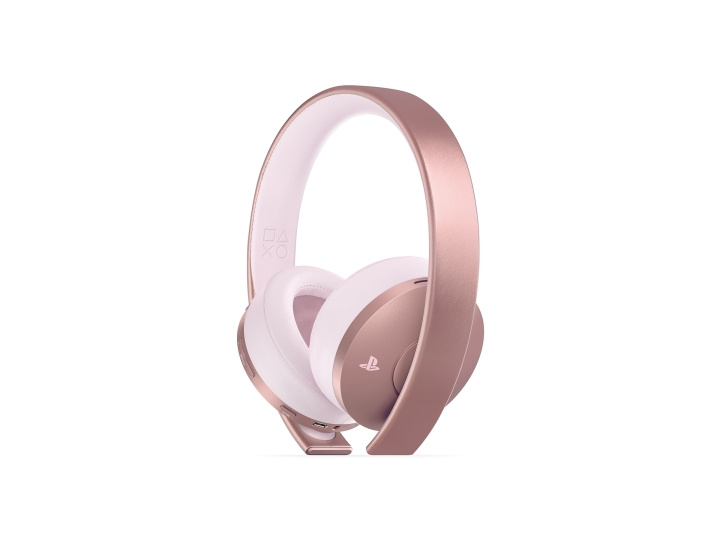 Sony PS4 Nieuwe officiële Sony Gold Draadloze Headset 7.1 (Roségoud) in de groep HOME ELECTRONICS / Spelconsoles en accessoires / Sony PlayStation 4 bij TP E-commerce Nordic AB (D28831)