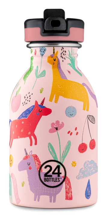 24Bottles Kids Collectie - Urban fles 250 ml met sportdeksel - Magic Friends (24B931) in de groep SPEELGOED, KINDER- & BABYPRODUCTEN / Eten & Drinken / Babyflessen & Accessoires bij TP E-commerce Nordic AB (D28833)