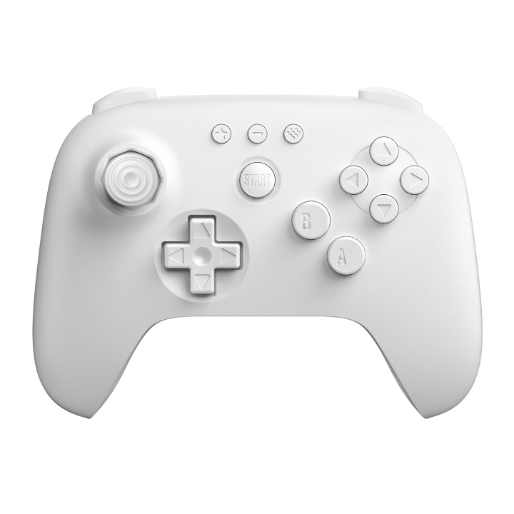 8Bitdo 64 Bluetooth-afstandsbediening Wit in de groep HOME ELECTRONICS / Spelconsoles en accessoires / Nintendo 64 bij TP E-commerce Nordic AB (D28857)