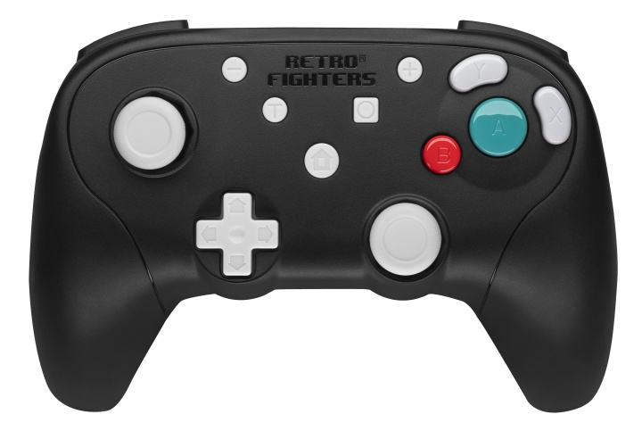 Retro-Fighters BattlerGC 2.4G-controller - Zwart in de groep HOME ELECTRONICS / Spelconsoles en accessoires / Nintendo Wii bij TP E-commerce Nordic AB (D28877)