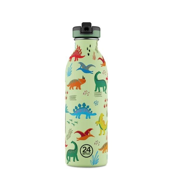 24Bottles Urban Bottle - Jurassic Friends - 500 ml in de groep SPEELGOED, KINDER- & BABYPRODUCTEN / Eten & Drinken / Babyflessen & Accessoires bij TP E-commerce Nordic AB (D28907)