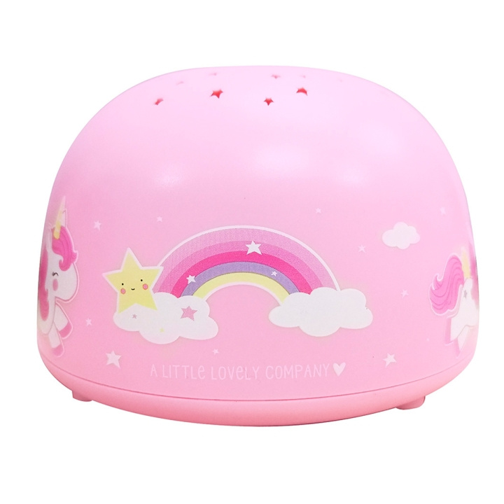 A little lovely company Projector Light - Eenhoorn - 13,8 x 8,5 x 13,8 cm in de groep SPEELGOED, KINDER- & BABYPRODUCTEN / Kinderkamer / Babylampen bij TP E-commerce Nordic AB (D28908)
