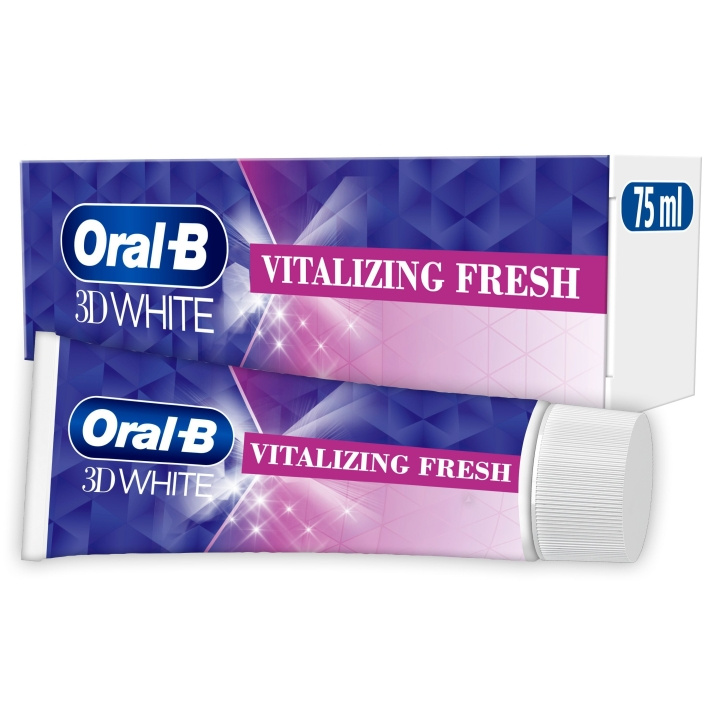 Oral B 3D White Vitaliserende Frisse Tandpasta - 75 ml in de groep BEAUTY & HEALTH / Mondverzorging / Whitening producten bij TP E-commerce Nordic AB (D28917)