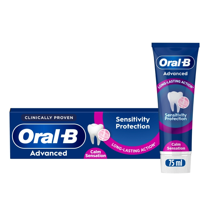 Oral B Advanced Sensitivity Protection Calm Sensation Tandpasta - 75 ml in de groep BEAUTY & HEALTH / Mondverzorging / Whitening producten bij TP E-commerce Nordic AB (D28920)