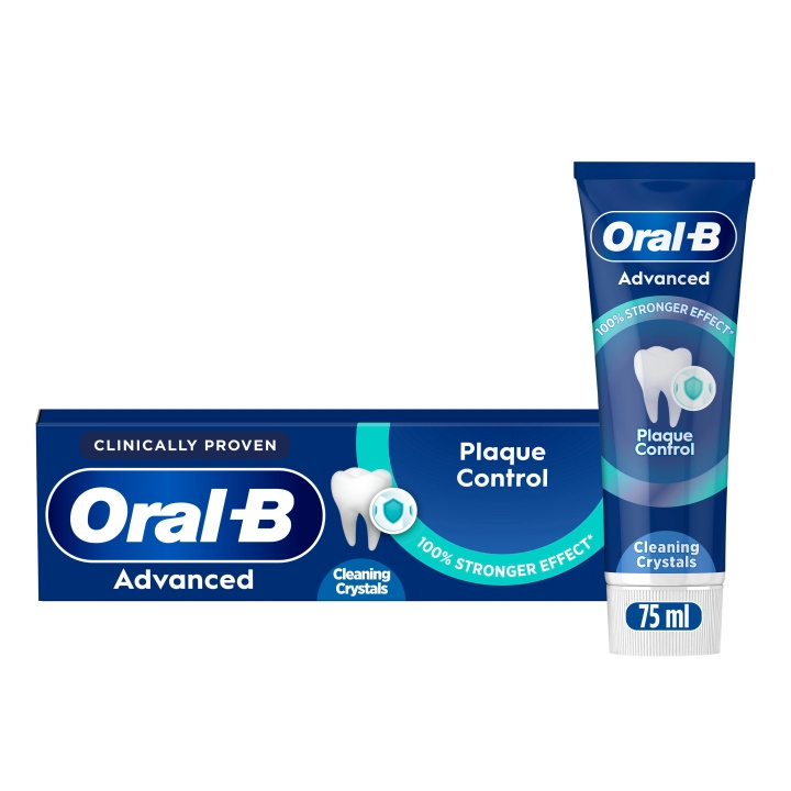 Oral B Advanced Plaque Control Cleaning Crystals Tandpasta - 75 ml in de groep BEAUTY & HEALTH / Mondverzorging / Whitening producten bij TP E-commerce Nordic AB (D28921)