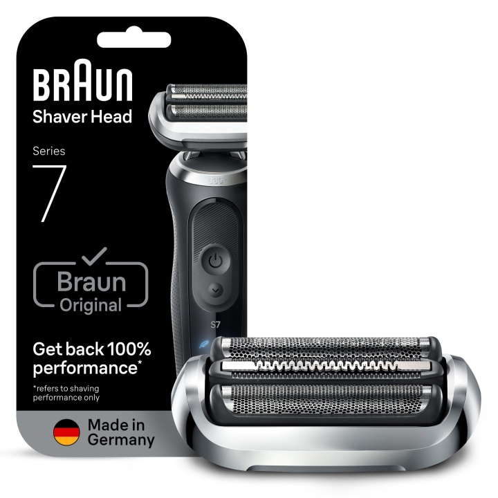 Braun Series 7 elektrisch scheerapparaat - ORIGINAL Vervangingshoofd, 74S - Zilver in de groep BEAUTY & HEALTH / Haar & Styling / Scheren & Trimmen / Scheerapparaten bij TP E-commerce Nordic AB (D28924)