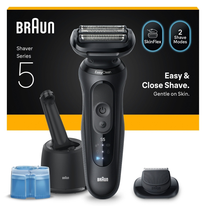 Braun Series 5 elektrisch scheerapparaat - Zwart in de groep BEAUTY & HEALTH / Haar & Styling / Scheren & Trimmen / Scheerapparaten bij TP E-commerce Nordic AB (D28931)