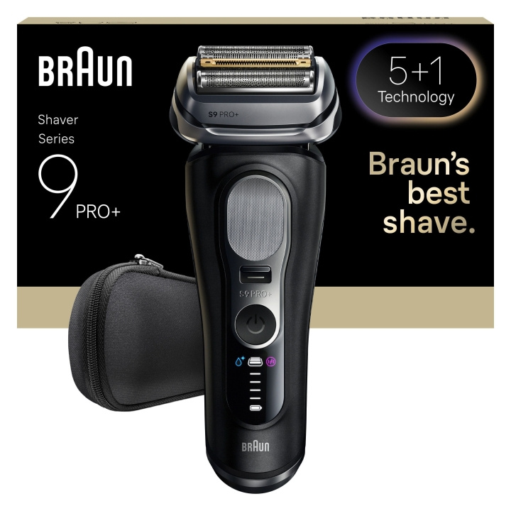 Braun Series 9 PRO+ elektrisch scheerapparaat - Zwart in de groep BEAUTY & HEALTH / Haar & Styling / Scheren & Trimmen / Scheerapparaten bij TP E-commerce Nordic AB (D28935)