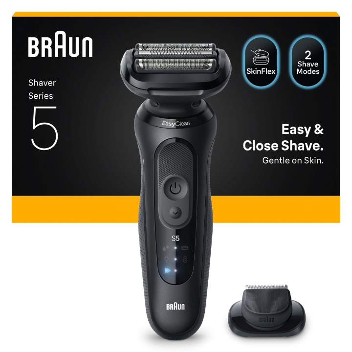 Braun Series 5 elektrisch scheerapparaat - Zwart in de groep BEAUTY & HEALTH / Haar & Styling / Scheren & Trimmen / Scheerapparaten bij TP E-commerce Nordic AB (D28938)