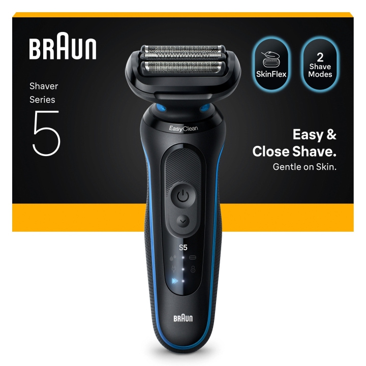 Braun Series 5 Scheerapparaat - Blauw in de groep BEAUTY & HEALTH / Haar & Styling / Scheren & Trimmen / Scheerapparaten bij TP E-commerce Nordic AB (D28939)