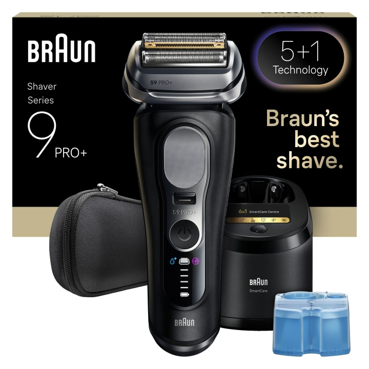 Braun Series 9 PRO+ elektrisch scheerapparaat - Zwart in de groep BEAUTY & HEALTH / Haar & Styling / Scheren & Trimmen / Scheerapparaten bij TP E-commerce Nordic AB (D28945)