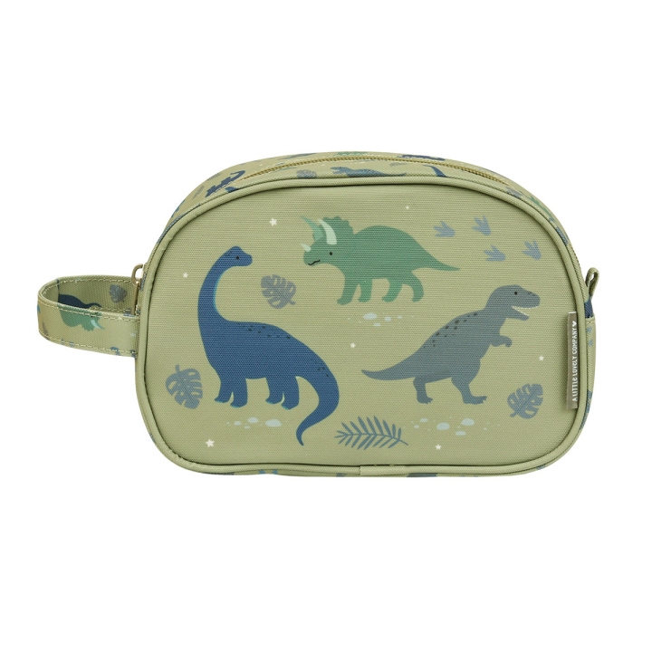 A little lovely company Toilettas - Dinosaurussen - 20,5 x 14 x 9,5 cm in de groep SPEELGOED, KINDER- & BABYPRODUCTEN / Kinderkamer / Opslag bij TP E-commerce Nordic AB (D28981)