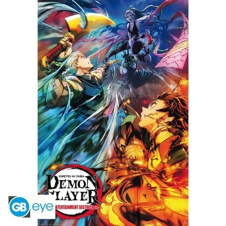 Abysse DEMON SLAYER - Poster Maxi 91.5x61 - Key art 2 in de groep SPORT, VRIJE TIJD & HOBBY / Leuke dingen / Verzamelobjecten bij TP E-commerce Nordic AB (D28999)