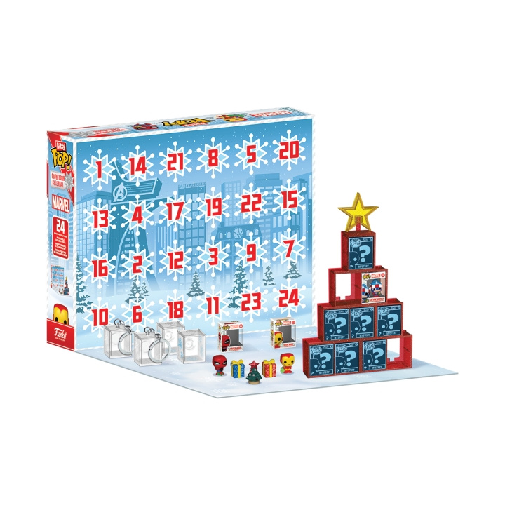 Funko Pop! Bitty Aftelkalender Marvel Comics (87003) in de groep SPEELGOED, KINDER- & BABYPRODUCTEN / Speelgoed / Adventkalender bij TP E-commerce Nordic AB (D29006)