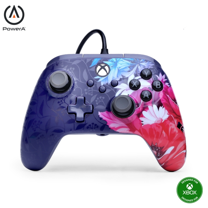 PowerA Advantage Plus Wired Controller - Xbox Series X - S - Nachtbloesem in de groep HOME ELECTRONICS / Spelconsoles en accessoires / Xbox Series X bij TP E-commerce Nordic AB (D29013)