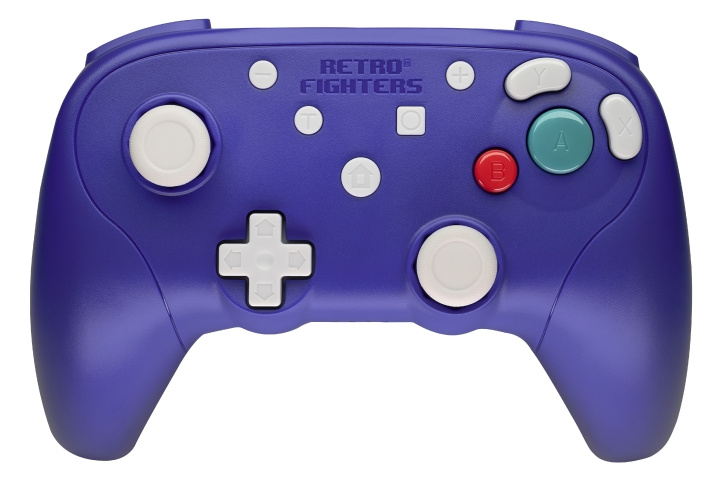 Retro-Fighters BattlerGC 2.4G Controller - Paars in de groep HOME ELECTRONICS / Spelconsoles en accessoires / Nintendo Wii bij TP E-commerce Nordic AB (D29019)