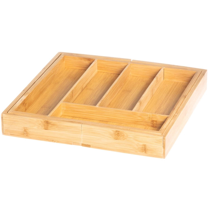 Maku Bestickslåda bambu, Justerbar in de groep HUISHOUDEN & TUIN / Keukengerei / Overige keukengereedschap bij TP E-commerce Nordic AB (D29060)
