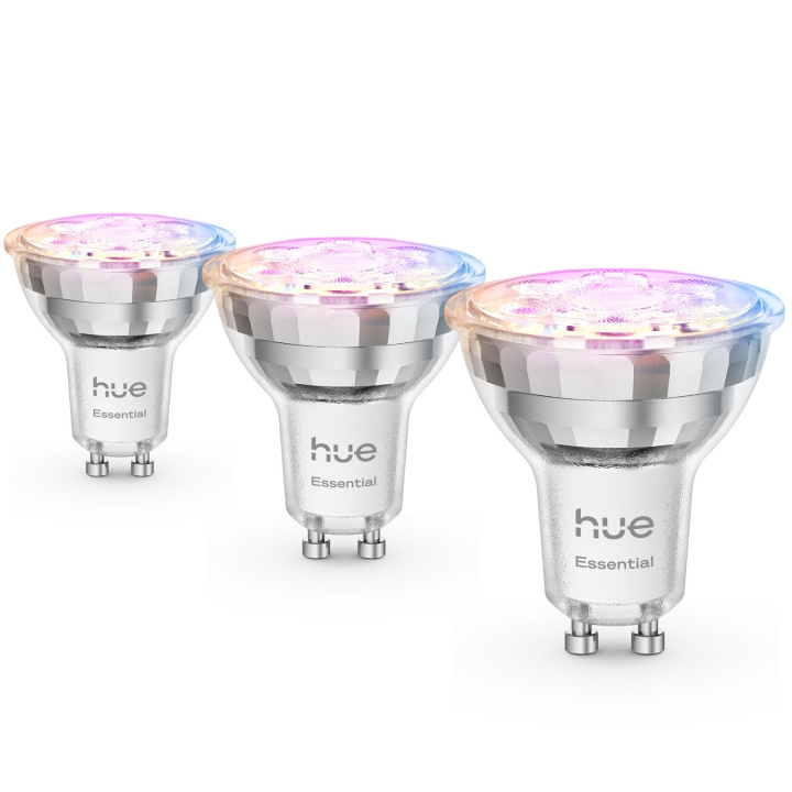 Philips Hue Essential White and color ambiance GU10 50W 345lm 3-pack in de groep HUISHOUDEN & TUIN / Smart home / Slimme verlichting bij TP E-commerce Nordic AB (D29120)