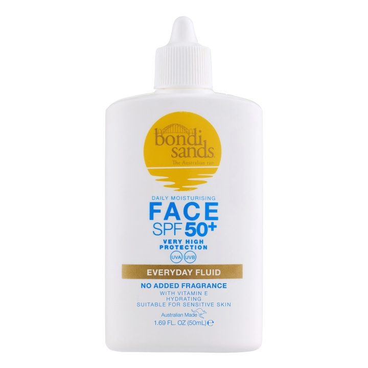 Bondi Sands SPF50+ Alledaagse Gezichtsvloeistof 50 ml in de groep BEAUTY & HEALTH / Huidsverzorging / Zonnebank / Zonnebescherming bij TP E-commerce Nordic AB (D29140)