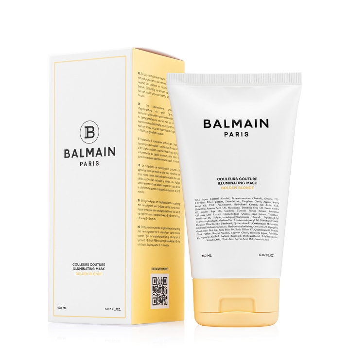 Balmain Hair Couleurs Couture Verhelderend Masker - Goud Blond - 150 ml in de groep BEAUTY & HEALTH / Haar & Styling / Haarverzorging / Haarmasker bij TP E-commerce Nordic AB (D29148)