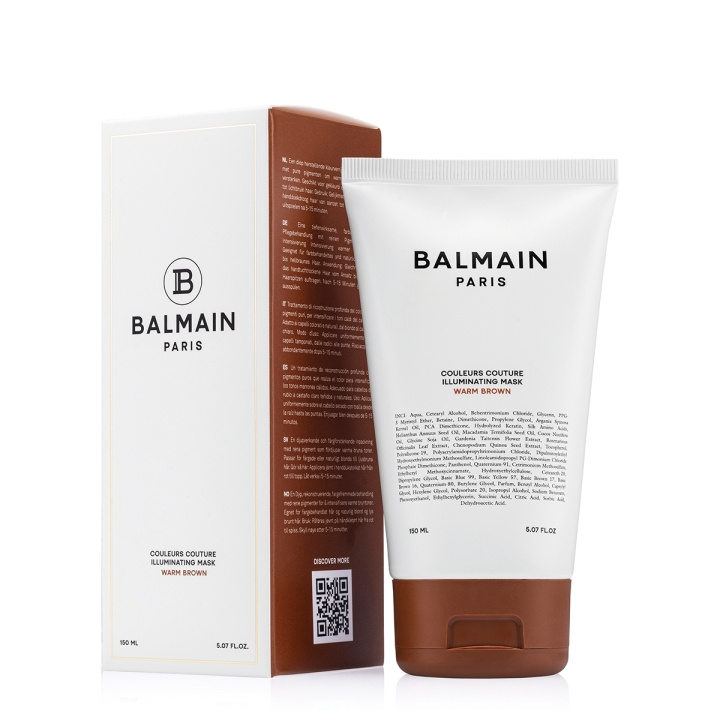 Balmain Hair Couleurs Couture Verhelderend Masker - Warm Bruin - 150 ml in de groep BEAUTY & HEALTH / Haar & Styling / Haarverzorging / Haarmasker bij TP E-commerce Nordic AB (D29149)