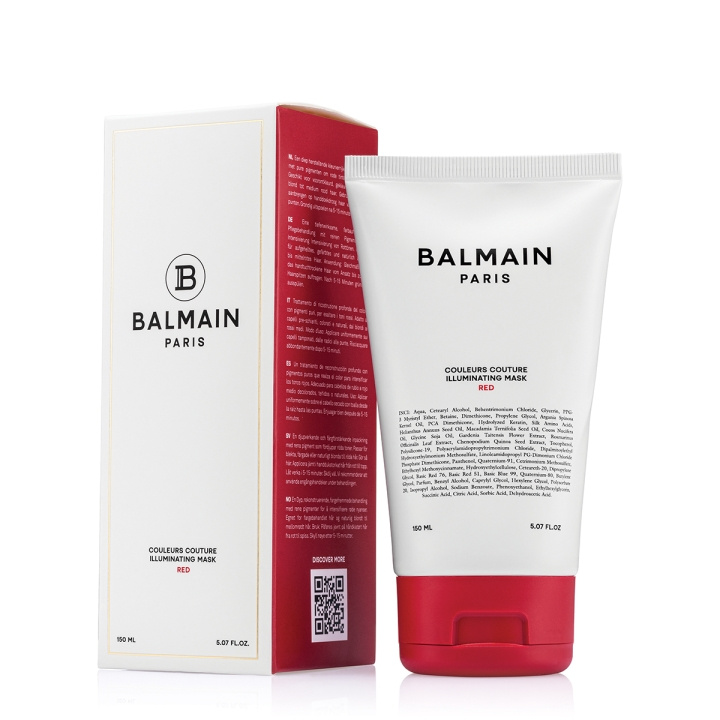 Balmain Hair Couleurs Couture Verhelderend Masker Rood - Rood - 150 ml in de groep BEAUTY & HEALTH / Haar & Styling / Haarverzorging / Haarmasker bij TP E-commerce Nordic AB (D29152)