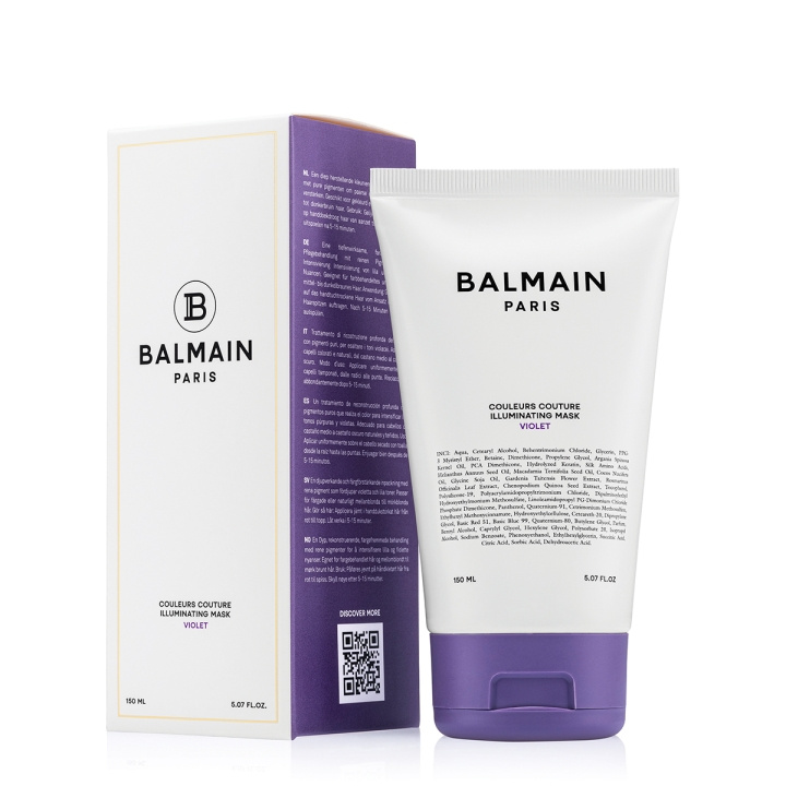 Balmain Hair Couleurs Couture Verhelderend Masker Violet - Paars - 150ml in de groep BEAUTY & HEALTH / Haar & Styling / Haarverzorging / Haarmasker bij TP E-commerce Nordic AB (D29153)