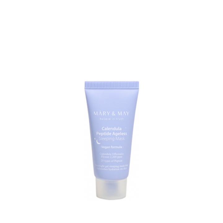 Mary&May Calendula Peptide Egeloos Slaapmasker - 30 g in de groep BEAUTY & HEALTH / Huidsverzorging / Gezicht / Maskers bij TP E-commerce Nordic AB (D29271)