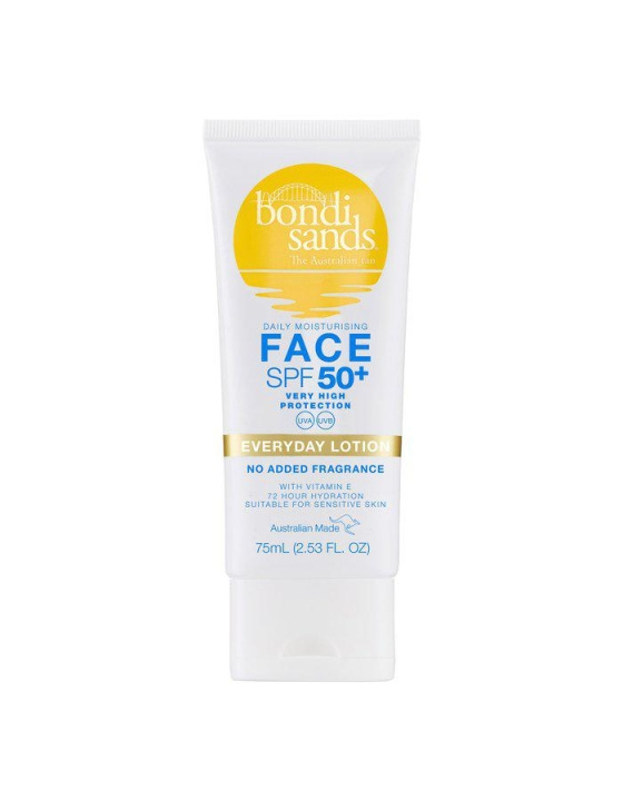 Bondi Sands Alledaagse Gezichtslotion SPF 50+ - 75 ml in de groep BEAUTY & HEALTH / Huidsverzorging / Zonnebank / Zonnebescherming bij TP E-commerce Nordic AB (D29280)
