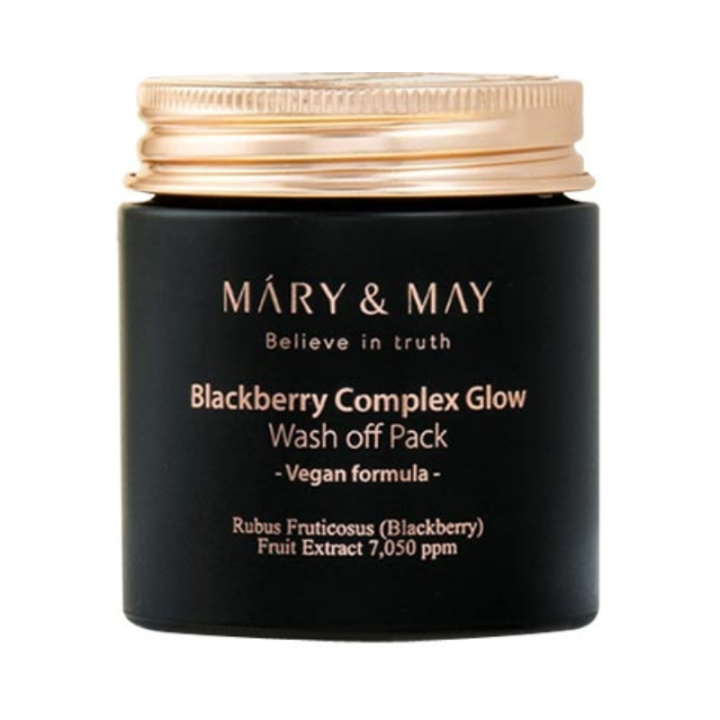 Mary&May Blackberry Complex Glow Wash Off Pack - 125 g in de groep BEAUTY & HEALTH / Huidsverzorging / Gezicht / Maskers bij TP E-commerce Nordic AB (D29418)