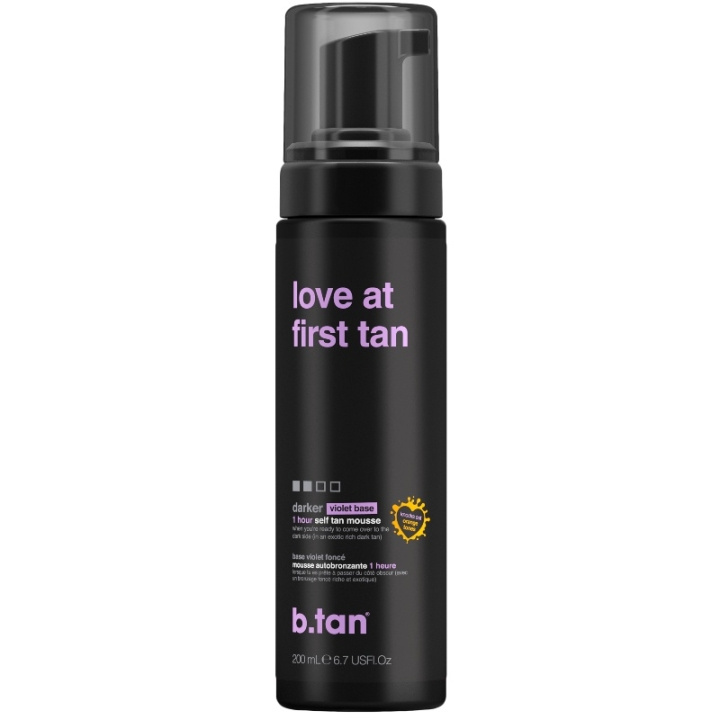 b.tan Love At First Tan Bruiningsmousse 200 ml in de groep BEAUTY & HEALTH / Huidsverzorging / Zonnebank / Bruin zonder zon bij TP E-commerce Nordic AB (D29426)