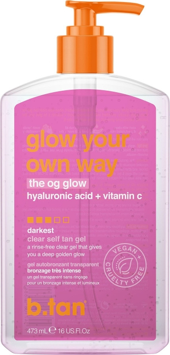 b.tan Glow Your Own Way 473 ml in de groep BEAUTY & HEALTH / Huidsverzorging / Gezicht / Schoonmaak bij TP E-commerce Nordic AB (D29427)