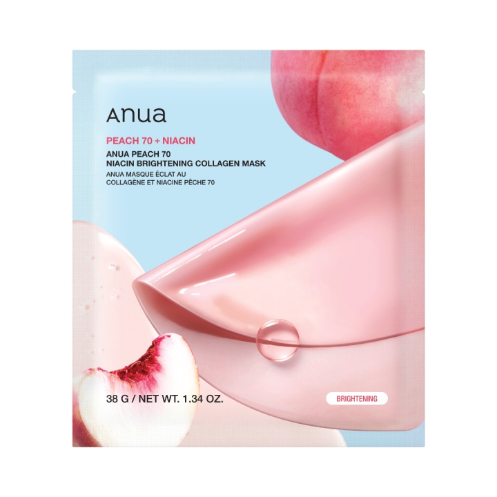 Anua Verhelderend Collageen Masker - Perzik 70 Niacine in de groep BEAUTY & HEALTH / Huidsverzorging / Gezicht / Maskers bij TP E-commerce Nordic AB (D29462)