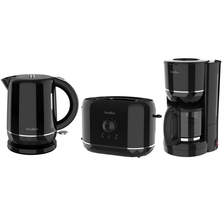 Terraillon Diamond Frukostpaket Serie Svart in de groep HUISHOUDEN & TUIN / Huishoudelijke apparaten / Koffiezetapparaten en accessoires / Koffiezetapparaten bij TP E-commerce Nordic AB (D29489)