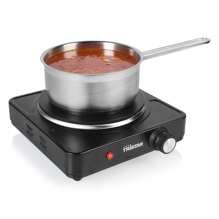 Tristar Kokplatta enkel KP-6151 1500W 18,5cm in de groep HUISHOUDEN & TUIN / Huishoudelijke apparaten / Werkbladen en kookplaat bij TP E-commerce Nordic AB (D29501)
